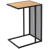 Riess-Ambiente Beistelltisch ARCHITECTURE - 65cm natur schwarz Wildeiche Holz