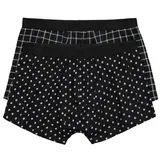 Jp1880 Boxershorts schwarz / weiß 4XL 2er Pack