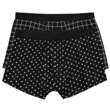 Jp1880 Boxershorts schwarz / weiß 4XL 2er Pack