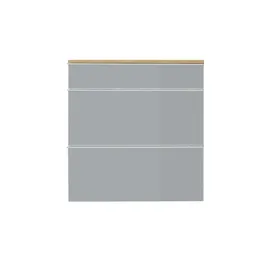 Möbel Kraft VORTINA 120 x 102 x 31 cm grau / grau