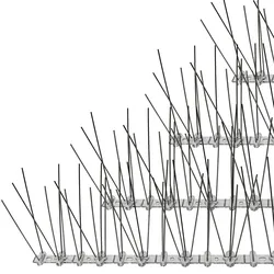Niederberg Metall Taubenabwehr Spikes - 9 Meter Kunststoff Tauben Abwehrleiste Vogel Abwehr Spikes