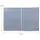 Relaxdays Seitenteile für 3x4m Pavillon 2 Stück Blau/Weiß 4 x 2 m