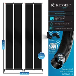 Kesser Solarkollektor für Pools 500 x 140 cm