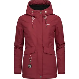 Ragwear Damen warme Winterjacke wasserdicht Jazmin Remake II Intl. Wine Red22 Gr. XXL - XXL