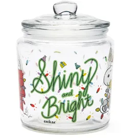 Excelsa Peanuts Shiny & Bright Vorratsdose transparent 12,1 x 17 cm 1 l
