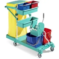 TTS Green 30 Systemwagen R003030+S070320 , Mit Halterahmen: 1 x 120 Liter