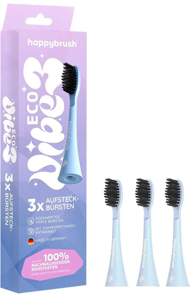 Happybrush Aufsteckbürsten V3+ (Sunrise) 3 Stück