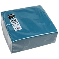 ProNappe Servietten pazifikblau 2-lagig 38,0 x 38,0 cm, 40