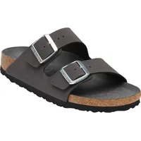Birkenstock Damen Arizona Birko-Flor Nubuk Sandalen (Größe 39, schwarz)