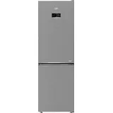 Beko bPRO 500 B5RCNE366HXB freistehende Kühl-/Gefrierkombination, Großer Kühlschrank, 316 l, NoFrost, Smooth Fit: 90 Grad Türöffnung, 3 Gefrierschubladen, 0°C-Zone, HarvestFresh, Edelstahl-Look