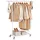 Songmics Rollgarderobe ausziehbar 92,0-132,0 x 45,0 x 160,0 cm weiß