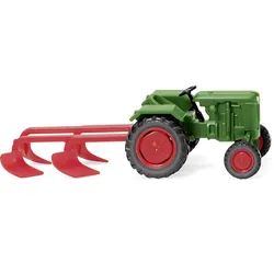 Normag Faktor I mit Pflug Modell von WIKING 1:87