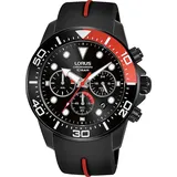 Lorus RT347JX9 Chronograph für Herren Schwarz/Rot