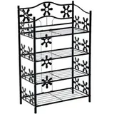 Homcom Standregal - schwarz