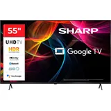 Sharp LED-Fernseher »4T-C55HLx« 139 cm/55 ′′ Smart-TV, schwarz