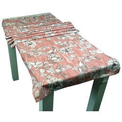 beties Tischläufer Vogel Traum (1-tlg, 1 Stück Tischläufer), Tischläufer ca. 57×175 cm Tischband Baumwolle Vögel rosenholz-rosa rosa
