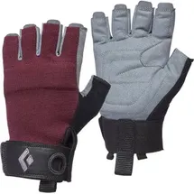 Black Diamond Crag Halbfinger-Kletterhandschuh Kletterhandschuhe Bordeaux
