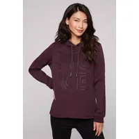 SOCCX Gr. XXXL lila Deep plum) Damen Sweatshirts mit Baumwolle