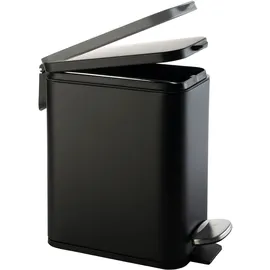 Home4You Mülleimer 5 l Schwarz