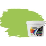 RyFo Colors Fassadenfarbe Silikonharz Fassadenfarbe Limonengrün 3l, 1 L ca. 6 m2, Wasserabweisend, diffusionsfähig, schützt vor Schmutz, Algen, Pilzen grün