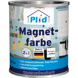 Plid Plid, Spezialfarbe, Magnetfarbe 0,75L Anthrazitgrau für ca. 4m2/ Magnet Farbe Magnetlack Magnetwand