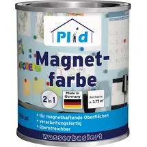Plid Plid, Spezialfarbe, Magnetfarbe 0,75L Anthrazitgrau für ca. 4m2/ Magnet Farbe Magnetlack Magnetwand