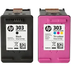 HP 3YM92AE Tintenpatronen schwarz/3-farbig No. 303
