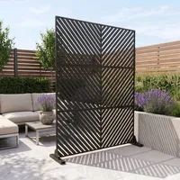 casa.pro Raumteiler 180 x 120 cm Schwarz