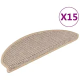 vidaXL Stufenmatte 65 x 21 cm Hellbeige