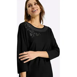Lady WITT WEIDEN Rundhals-Shirt in schwarz | Gr.: 44