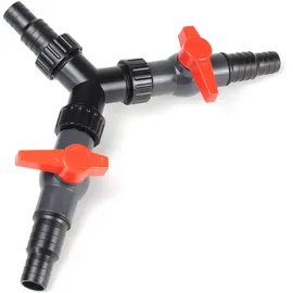 Wiltec Y-Verteiler 20/25 mm schwarz