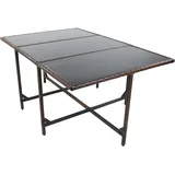 VCM Raloso Gartentisch 170 x 110 x 75 cm Braun