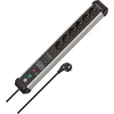 Brennenstuhl Premium-Protect-Line 6-fach, 3m, silber/schwarz (1391010600)