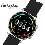 Fontastic Lema AMOLED Smartwatch mit 1,43“ Display chrom