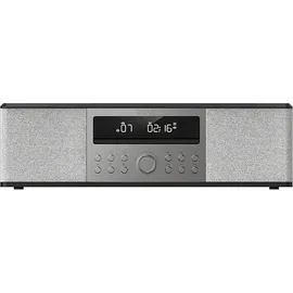 PEAQ PDR 290 DAB+ Radio mit CD, DAB+/FM, DAB+, FM, Bluetooth, Schwarz/Silber