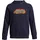 Under Armour Kinder Pullover Rival Flc Flamin Wdmrk 6003781-403 149-160 - Washed Navy - 149-160