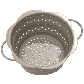 KOCHBLUME Faltsieb L Silikon taupe