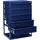Nordwest Handel AG Thekenschrank Metall H795xB540xT390mm 5 Schubladen blau