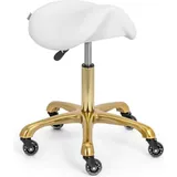 Physa Sattelhocker 57-75 cm Weiß/Gold