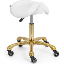 Physa Sattelhocker 57-75 cm Weiß/Gold