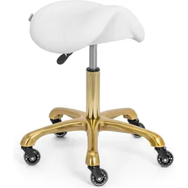 Physa Sattelhocker 57-75 cm Weiß/Gold