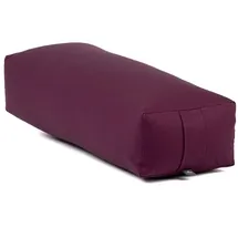 Bodhi Salamba (rechteckig) Yoga-Bolster ECO, Dinkelhülsen Aubergine violett No Size
