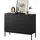 Selsey Sideboard Kommode 2-türig, Schwarz, 100 cm 2 Türen 4 Fächer Schwarze Beine Bemmi - Sideboards, Sideboards