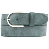 BELTINGER Damen-Gürtel aus weichem Vollrindleder Vintage-Look 4 cm | Jeans-Gürtel für Damen 40mm | Ledergürtel Used-Look | Khaki 100cm - 100 cm (Gesamtlänge 115 cm)