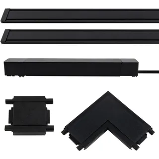 Brilliant 30070/76 Click&Shine Schienen-Basissystem Schwarz