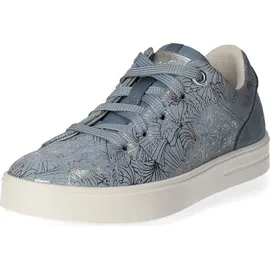 superfit Mädchen Stella Sneaker, Blau Silber 8000, 28 EU Weit