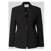 my essential wardrobe Slim Fit Blazer mit Pattentaschen Modell 'Milan', Black, 38