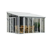 CANOPIA San Remo Alu weiß Polycarbonat 3 mm / Dach HKP 8 mm 16,7 m2