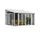 CANOPIA San Remo Alu weiß Polycarbonat 3 mm / Dach HKP 8 mm 16,7 m2