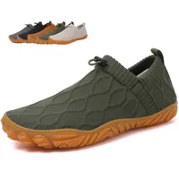 MEIION podomax PODOcomfort | Reha Barfußschuhe Barfußschuhe Herren - Breite Minimalistische Five Finger Zehenschuhe, Leichte Komfort Traillaufschuhe, Wanderschuhe & Fitnessschuhe - 45 EU